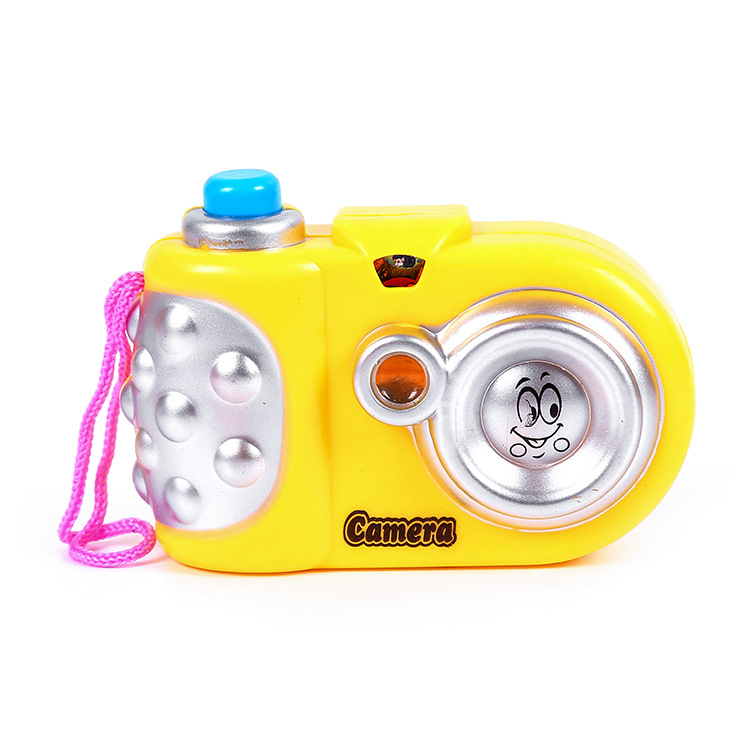 Children's cartoon projection cameras, simulation cameras for primary school students, toys, and educational projection toys for babies are selling well at street stalls Item Picture