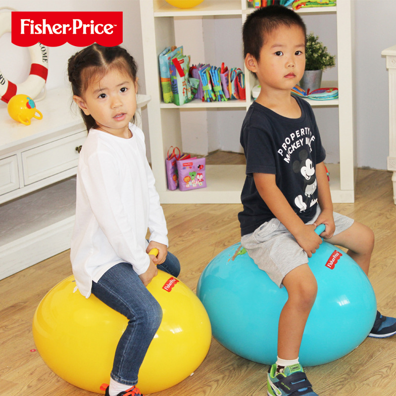 Chentai F0706 egg-shaped jumping Ball, thickened children's bouncy ball, inflatable toy ball for boys and girls full figure