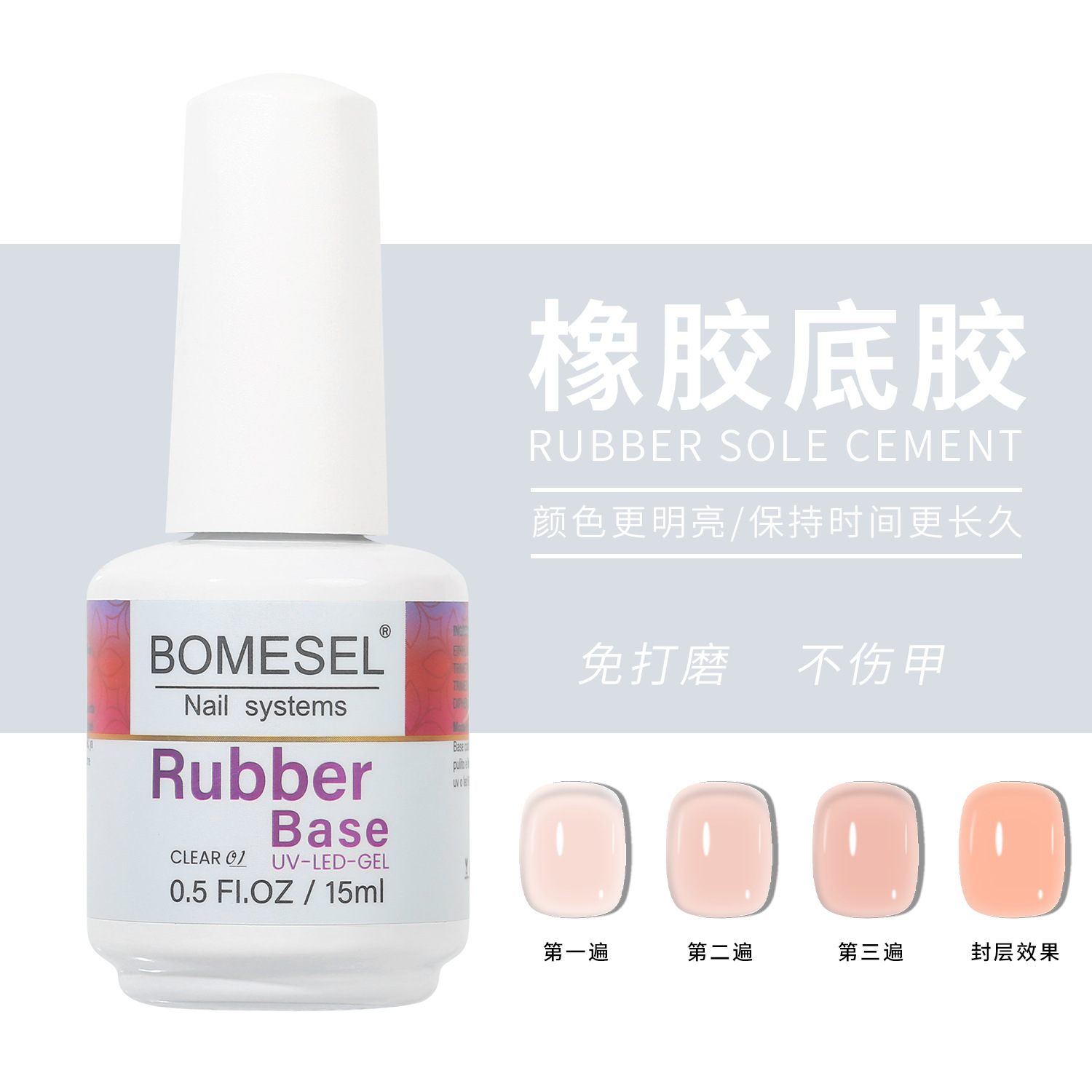 美甲uv凝胶/指甲油套装/甲油胶/美甲底胶/指甲油细节图