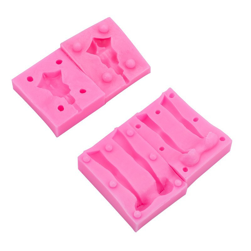 DIY ultra-light clay soft clay figurines for girls, unisex body molds, fondant silicone molds in stock details Picture
