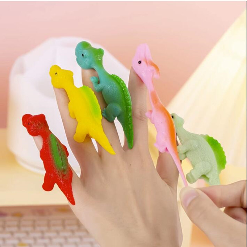 Creative dinosaur ejection children's cute toys reward the whole class of primary school students with fun points to exchange for gifts Specification drawing