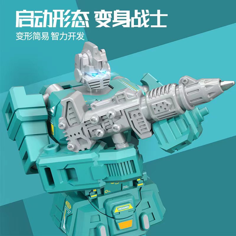 Transformable pen toys, transformable toy column pens, Ko toy pens, weapon-equipped writing movable stationery pens, kindergarten gifts Application Scenario
