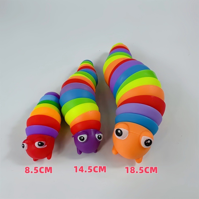 Wholesale of InS-style simple and high-appearance-level cartoon color creative stress-relieving and prank caterpillar pendants with big eyes Application Scenario