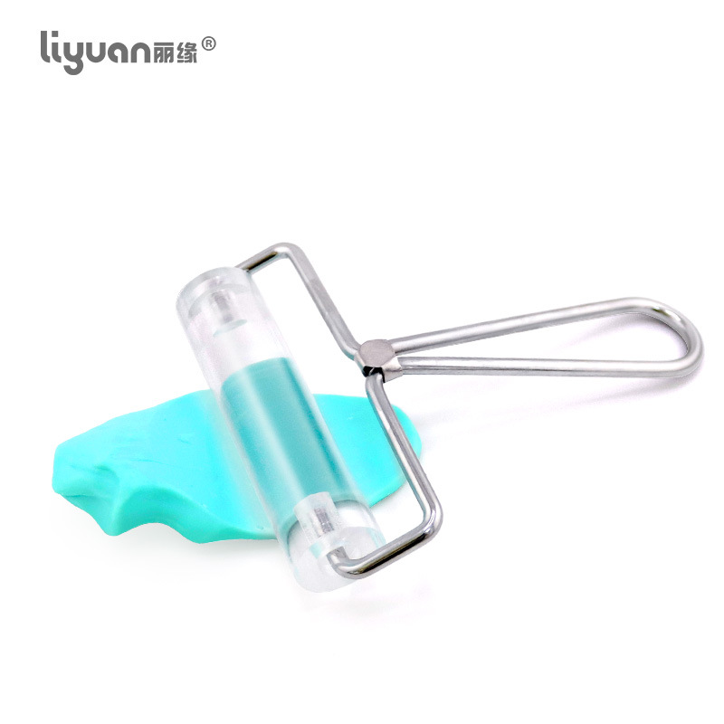 Wholesale of diy handcrafted soft clay rubber snowflake colored clay modeling tools made of ultra-light clay acrylic rollers details Picture