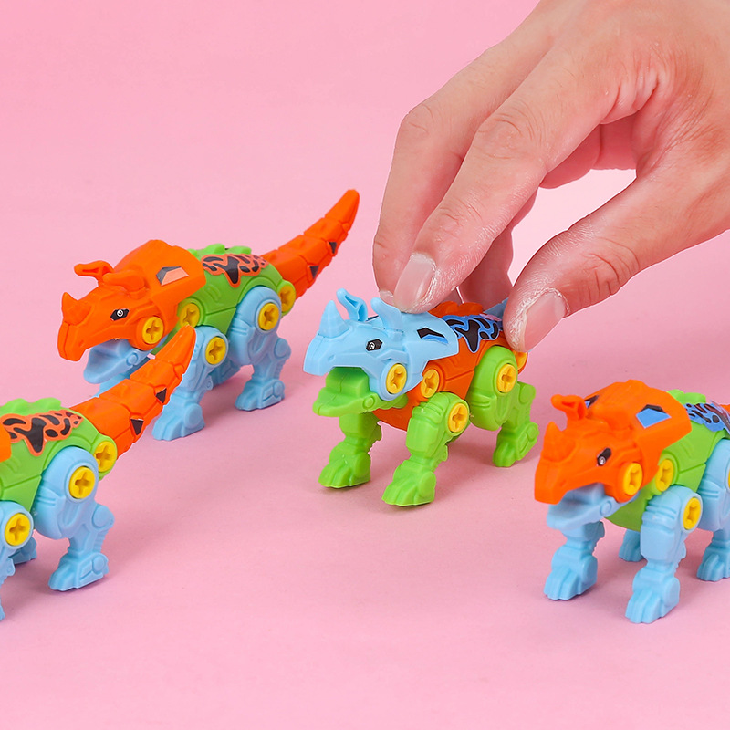 Children's educational toys: Screw Screwing DIY Disassembly and assembly Dinosaur Boy Intelligence brain-stimulating assembly set, detachable by hand Specification drawing