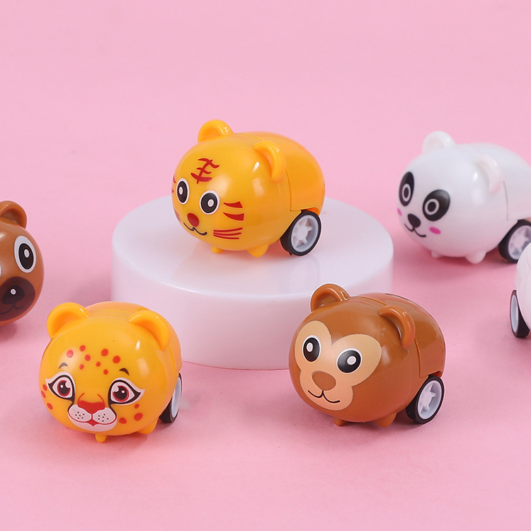 Wholesale of cute pet Huili car, cartoon animal Huili car, cute and fun pet mini car gifts, children's educational toys details Picture