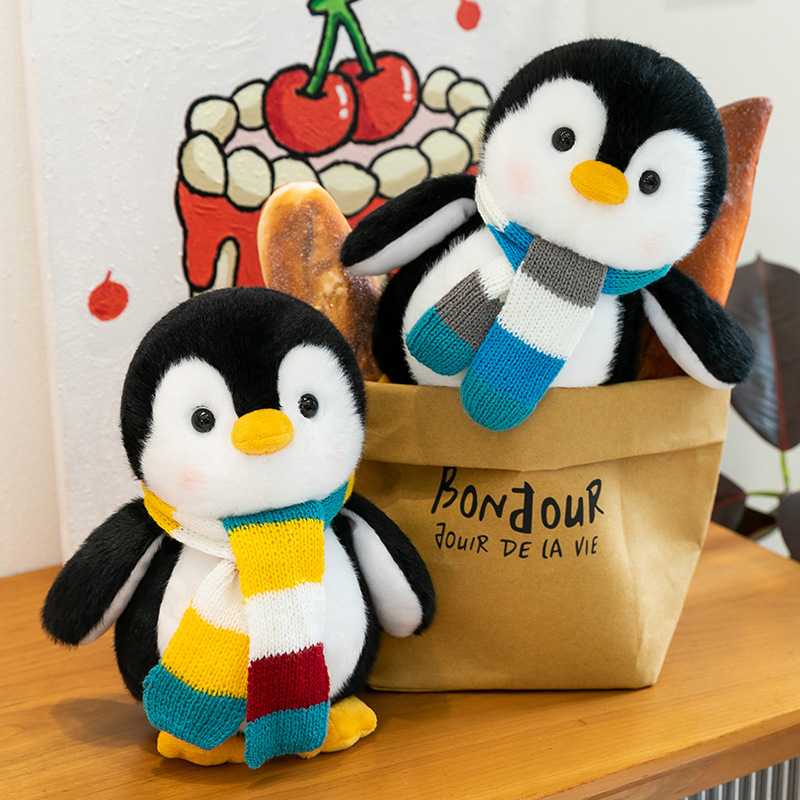 A new cross-border cartoon penguin plush toy series of cute pets, a little elephant doll, is a perfect gift for female couples details Picture