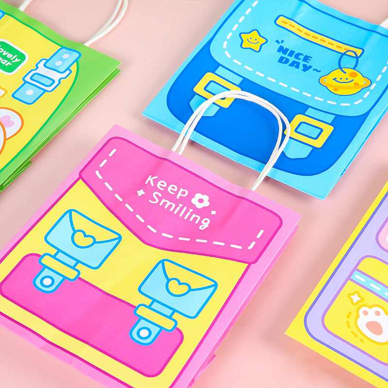 Children's gift bags, back-to-school student gift bags, birthday snack gift packaging bags for kindergartens, hand-held bags Application Scenario