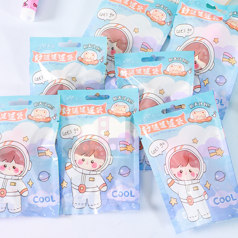 Cartoon stationery blind bags, surprise bags for primary school class rewards, kindergarten prizes, stationery small gifts wholesale blind boxes Specification drawing