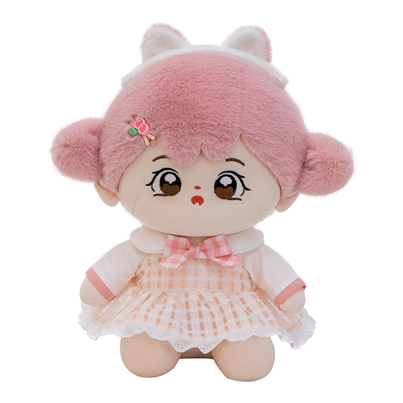 Cross-border new genuine mood girl plush toy dolls, children's cloth dolls, festival gifts manufacturer wholesale Item Picture