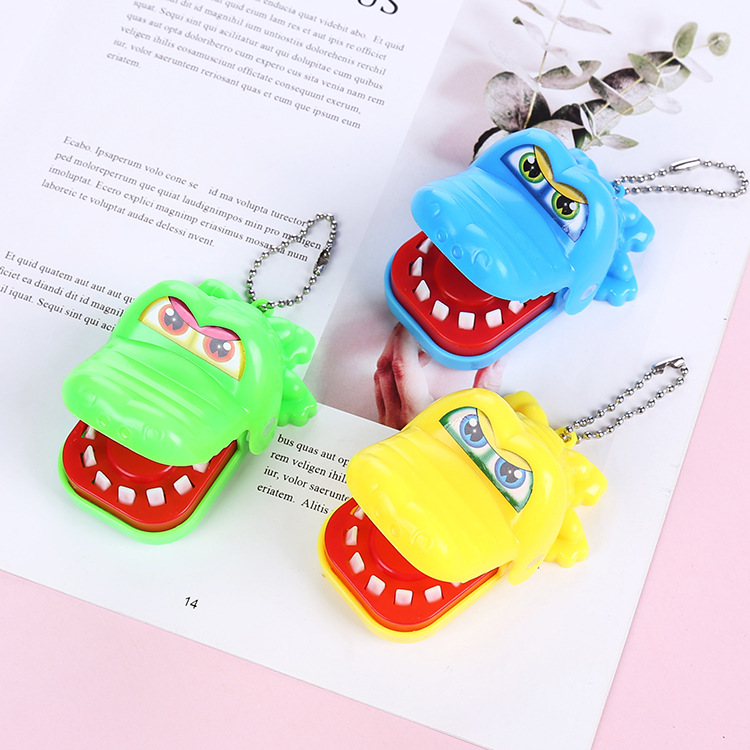 Mini crocodile biting fingers, party game, stress-relieving prank toy, Douyin, Internet celebrity, stress-relieving magic tool, hippopotamus shark details Picture