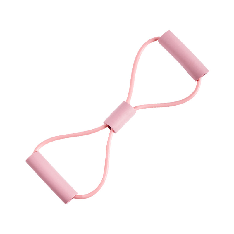 8-shaped resistance band, 8-shaped chest expander, yoga elastic rope, fitness stretching elastic band, back exercise rope, body shaping rope Item Picture
