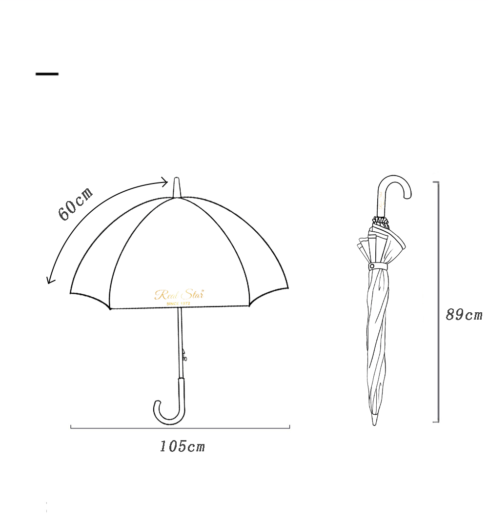 星宝伞1401长伞花朵16骨雨伞腰果花欧式弯钩手柄雨伞女士长柄伞批发大伞详情17