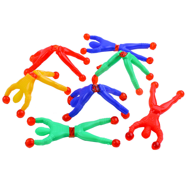 Wall-climbing Man, sticky Spider-Man, Wall-climbing Superman, wall-climbing Man, 2-yuan store, traditional toy, wall-climbing Spider-Man Application Scenario