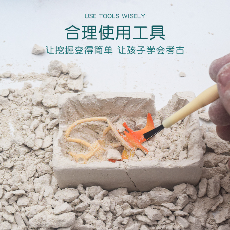 Dinosaur Random Guess Box, a new cross-border boys' and girls' treasure-hunting dinosaur model creative children's toy Specification drawing