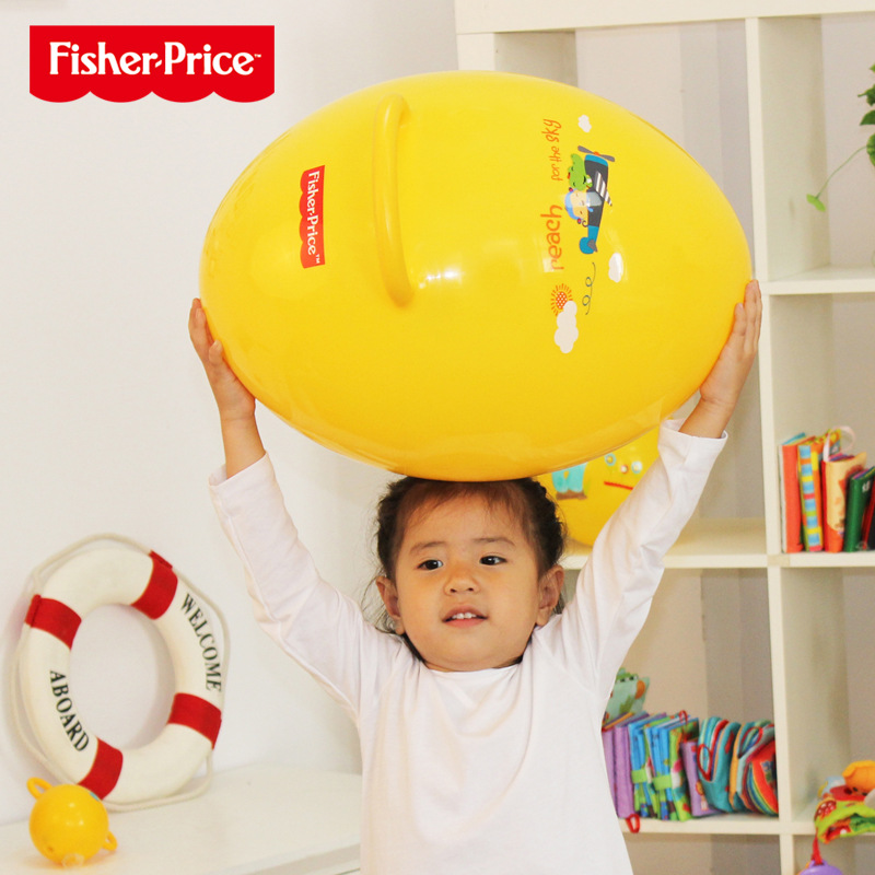 Chentai F0706 egg-shaped jumping Ball, thickened children's bouncy ball, inflatable toy ball for boys and girls details Picture