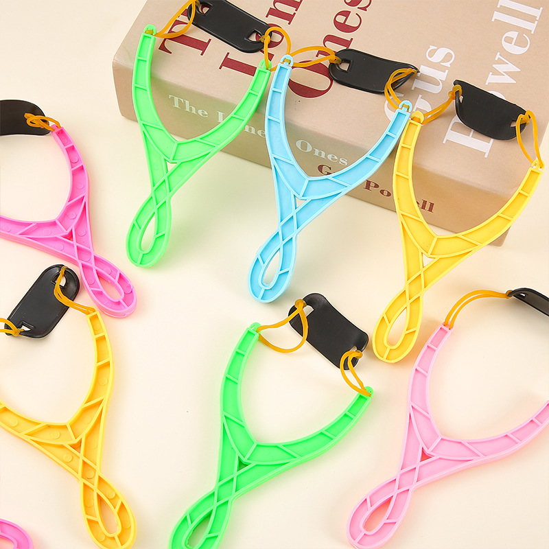 Wholesale of plastic children's toys, small slingshots, soft elastic rings, small toys, outdoor catapult toys, and small gifts for street vendors Specification drawing