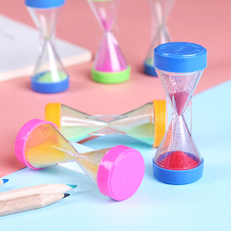 80s classic toy mini hourglass, student timer, cartoon creative small toys, wechat business small gifts, street stall full figure