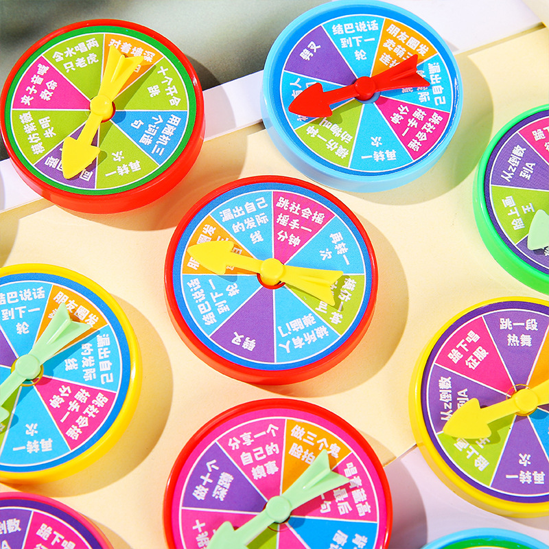 Parent-child interactive games, punishment board toys, entertainment small wheel, family gathering fun wheel, big adventure wholesale full figure