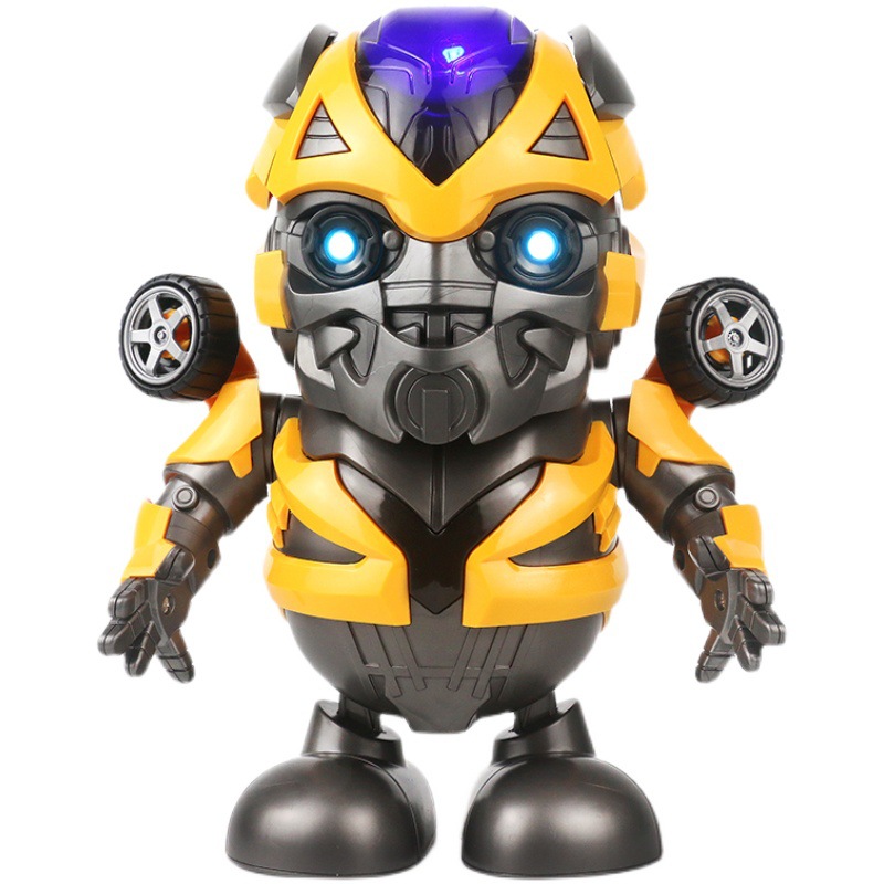 The steel toy hero swinging electric robot of Douyin Internet celebrity who can sing and dance supports drop shipping Item Picture