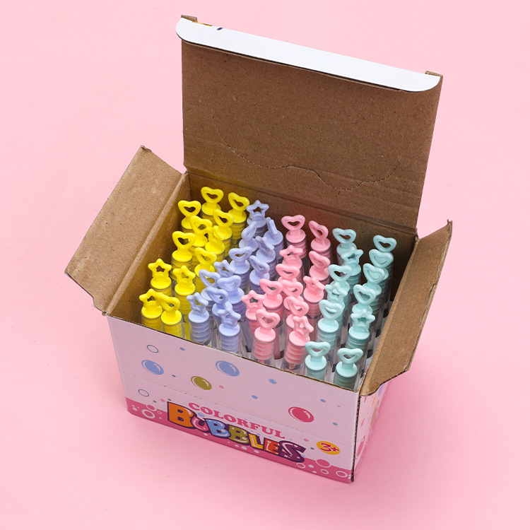48-piece mini bubble sticks that are unbreakable and not easy to break, small portable test tube bubble glue bubble water stick toys full figure