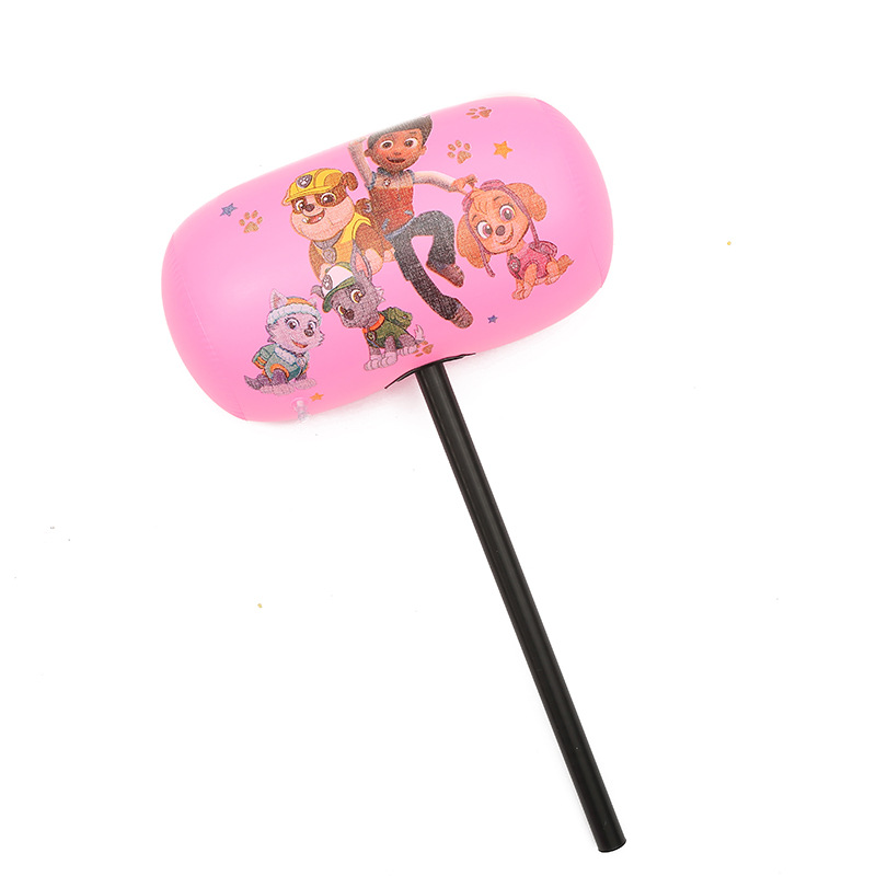 Wholesale PVC inflatable toy hammers, street stalls, cartoon inflatable hammers, large hammers, thousand-ton hammers, inflatable toys Application Scenario