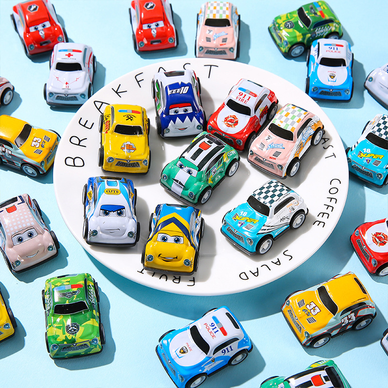 Huili Mini alloy airplane Children's car model toy, metal tin car, kindergarten gift details Picture