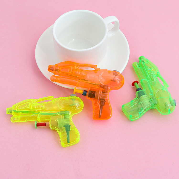 Mini water gun, transparent toy, water gun, children's summer beach water play toy, gift, ground promotion toy details Picture