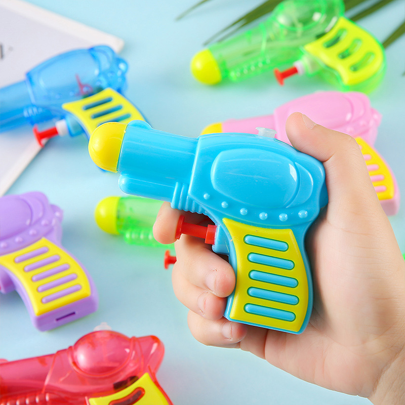 Mini water gun, the same style water gun as "Running Man", summer outdoor children's water play, student interactive small gifts and toys wholesale Specification drawing