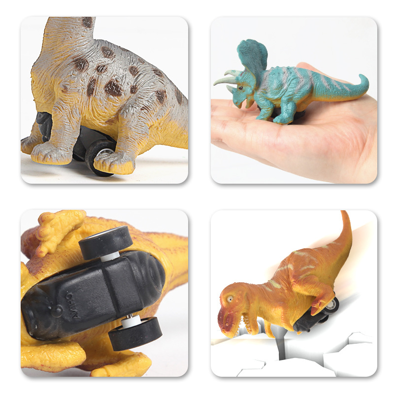 A new type of simulation dinosaur model, a children's educational DIY toy car, is selling well on cross-border Amazon Application Scenario