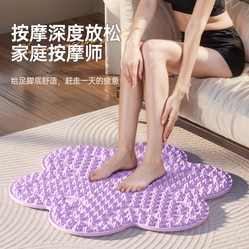 New indoor ultra-slow running special upgraded version of pressure pad with enlarged small flowers, new massage pad for beginners details Picture