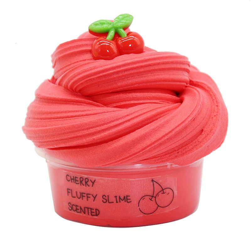 Cross-border customized fruit slime, plasticine, ramen puree, cotton puree, slime, poke puree factory direct sales 60ml details Picture