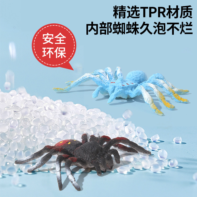 New children's water-soaked swelling spider toy, creative prank animal simulation model, baby educational toy wholesale Application Scenario