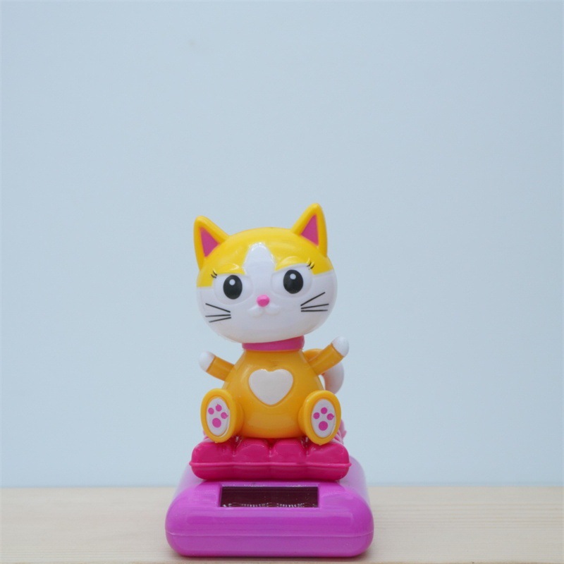 Solar-powered decorative items, cute money-making cats, creative car accessories, waving cat handicrafts, car interior decorative items and car decorations, cheap