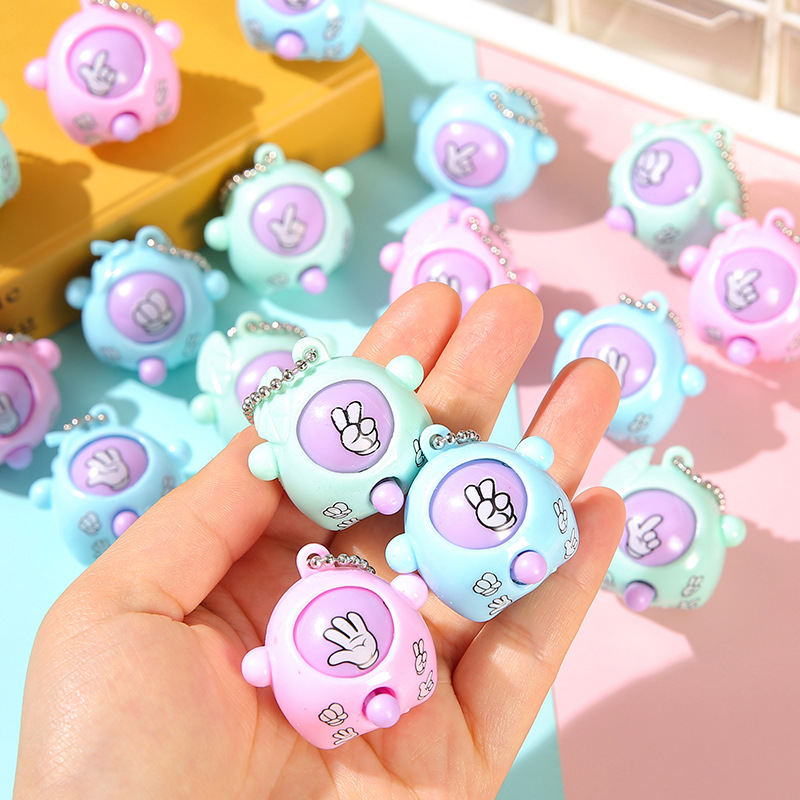 Mini rock-paper-scissors, rock-paper-scissors, rock-paper-scissors game, toy egg, fair match, children's gift, small toy batch Application Scenario