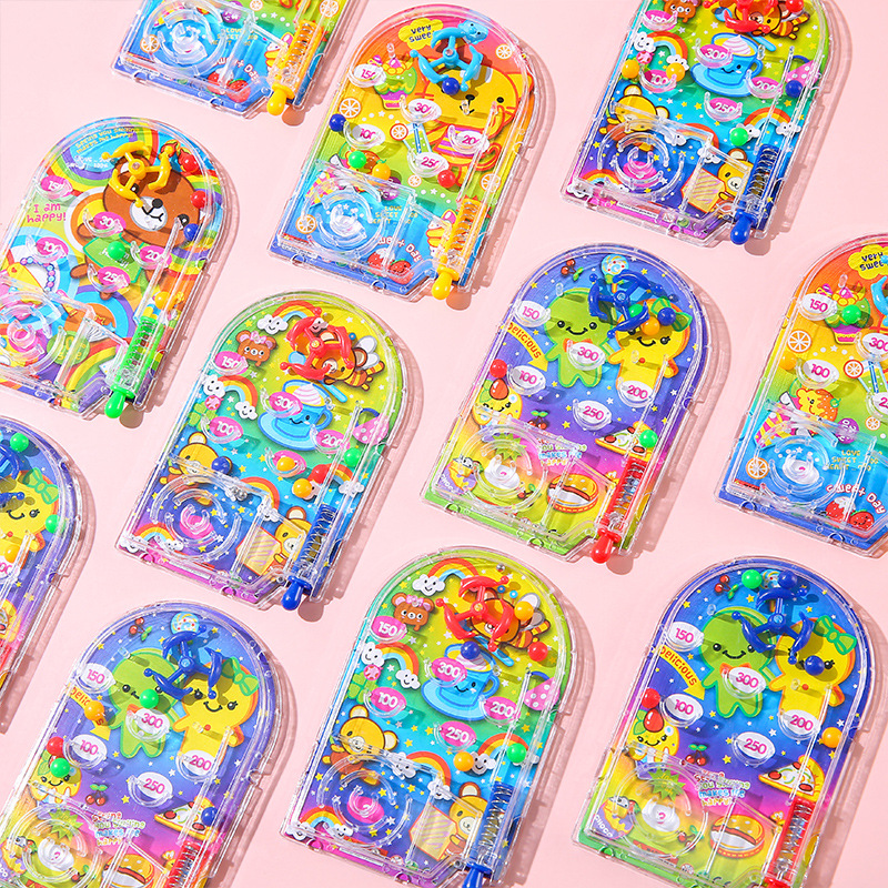 Creative children's pinball tray, pinball game, cartoon handheld game console, toy, pinball scoring machine, casual gift Application Scenario