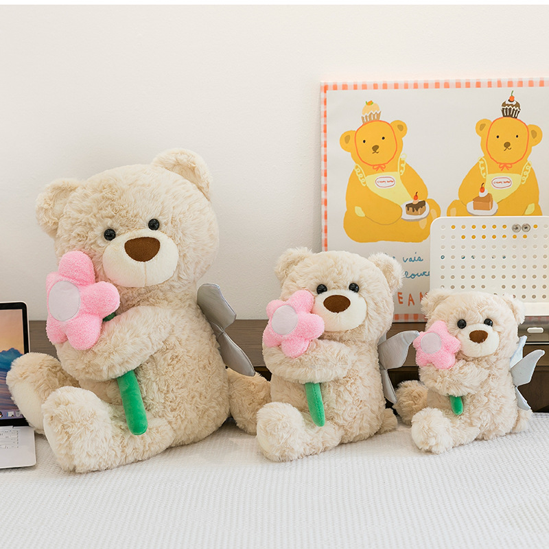 New cute Giforte Bear Flower Fairy plush toys, couple bear figurines, love confession gifts wholesale Application Scenario