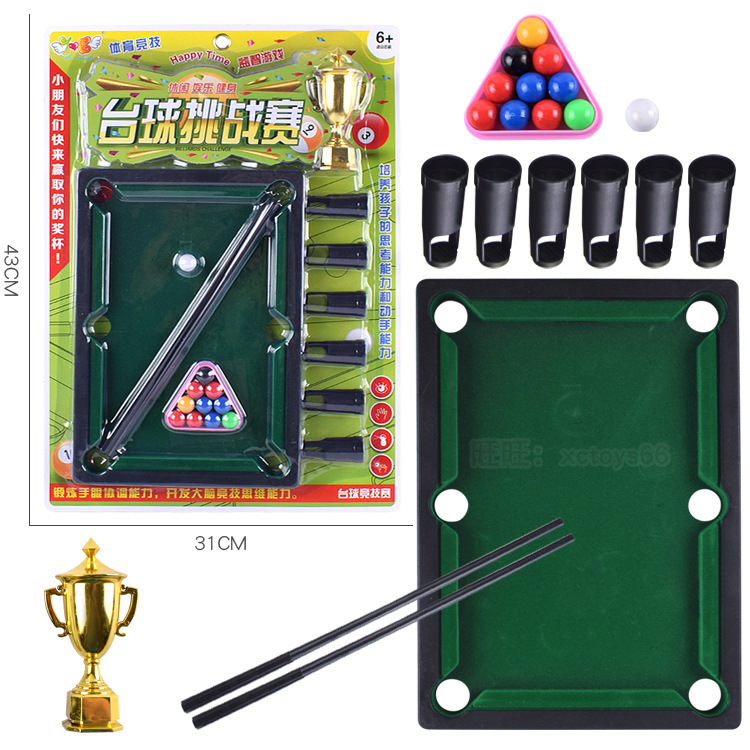 Free shipping, wholesale of hanging board children's billiard tables, mini 10-ball small billiard tables, mixed wholesale of toy billiard tables details Picture