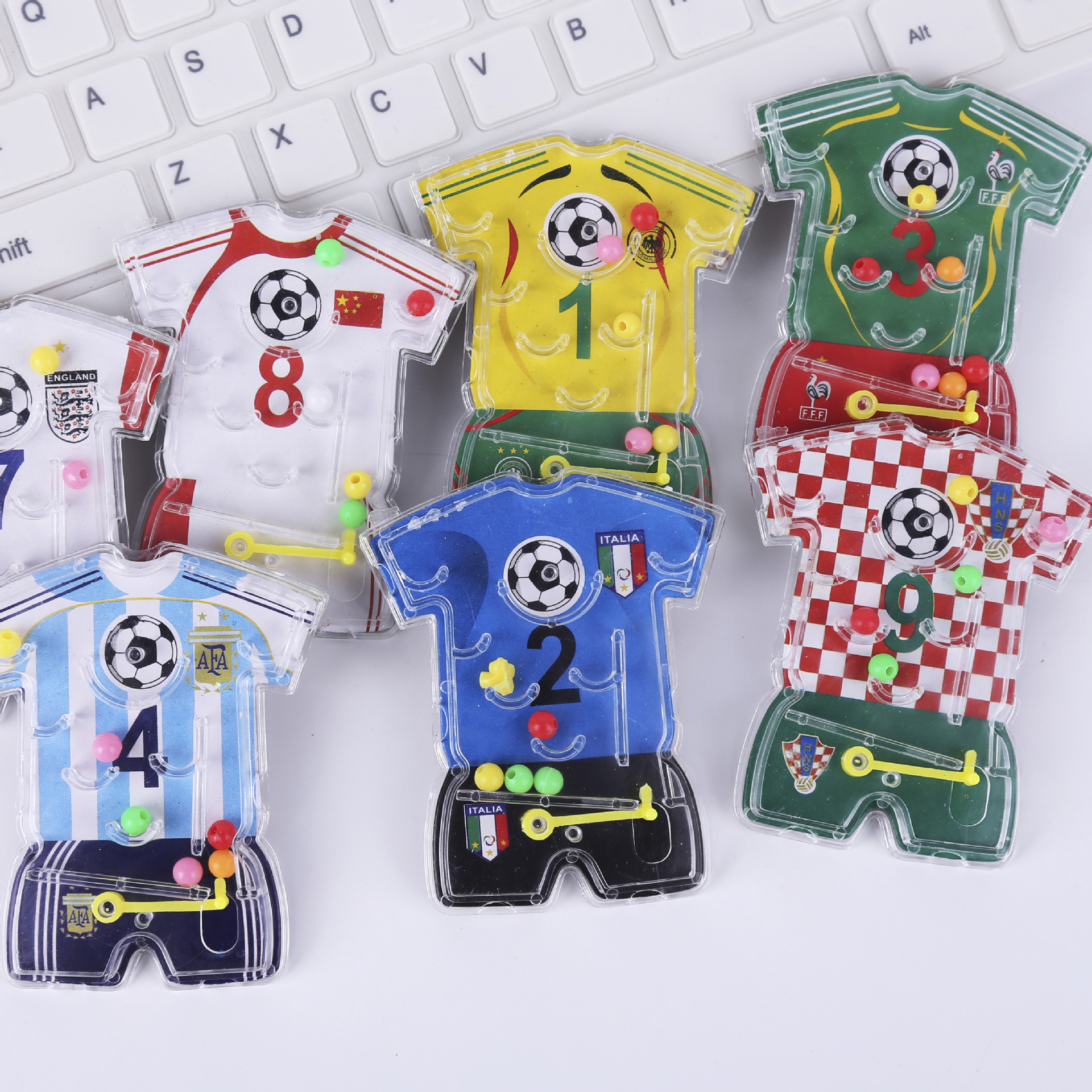 Children's educational marbles, maze, tabletop game, kindergarten toys, track marbles, prizes, street stall trinkets details Picture
