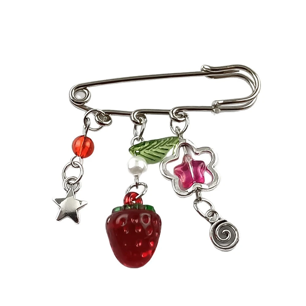 Xiaoxiangfeng brooch Flat zinc alloy jewelry and clothing oil Drip brooch, fashionable and versatile women's oil drip brooch 2 detail image 4