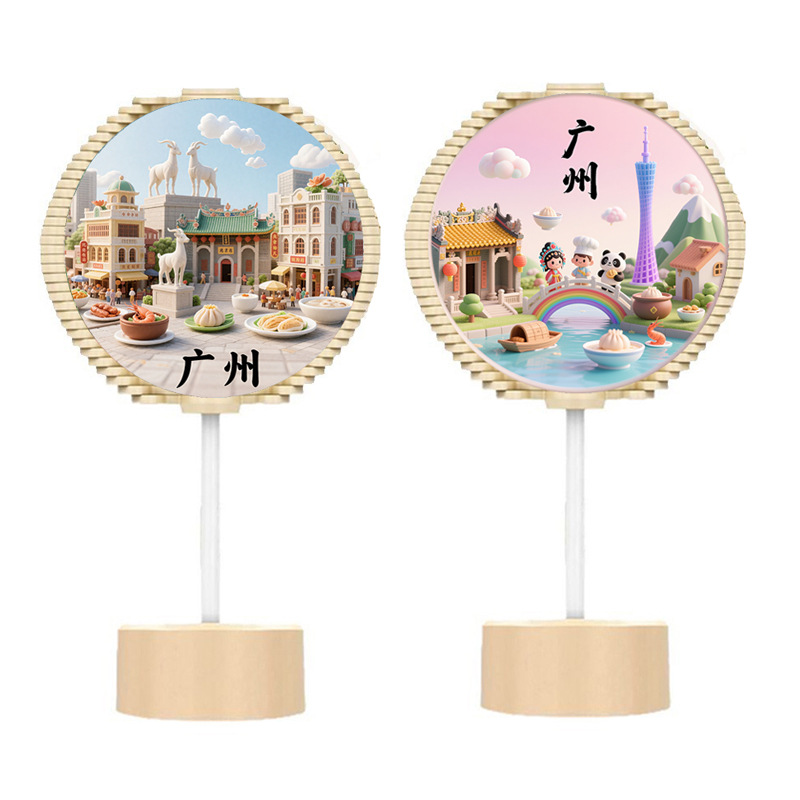 Creative scenic area Xi 'an Tang Dynasty Ever-Bright City, Rotating lollipops, stress-relieving and educational children's toys, cultural and creative toys wholesale details Picture
