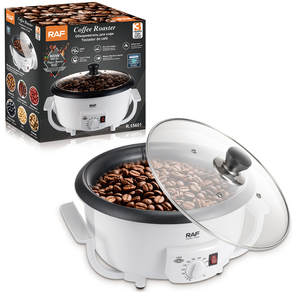 RAF European standard cross-border household coffee roaster, bean roasting machine, health pot, peanut stir-frying pot, bean roasting machine Application Scenario