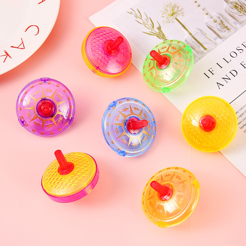 Luminous gyroscope small toys, popular night market street stalls, outdoor small gifts, outdoor creative spring toys and gifts wholesale details Picture