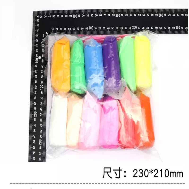6-color, 12-color, 24-color, 50g, 100g, 400g, air-dried clay, plasticine clay, diy paper clay Application Scenario
