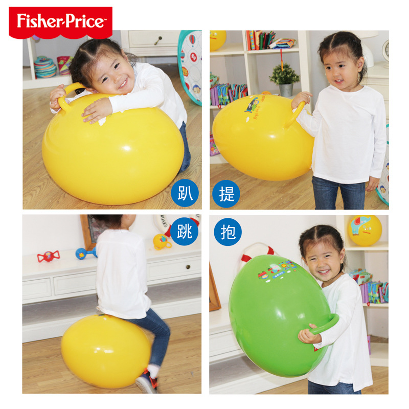 Chentai F0706 egg-shaped jumping Ball, thickened children's bouncy ball, inflatable toy ball for boys and girls Application Scenario