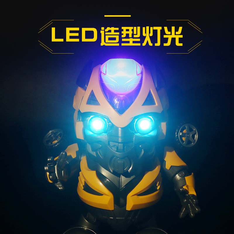 The steel toy hero swinging electric robot of Douyin Internet celebrity who can sing and dance supports drop shipping Specification drawing