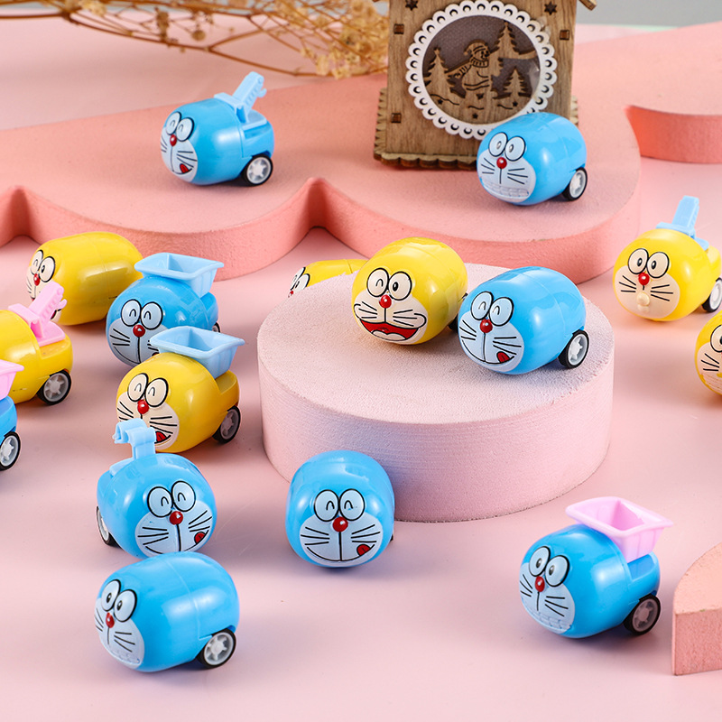 Creative Carton animal rebound car manufacturer wholesale children's inertial mini cars ground promotion gifts and small toys Specification drawing