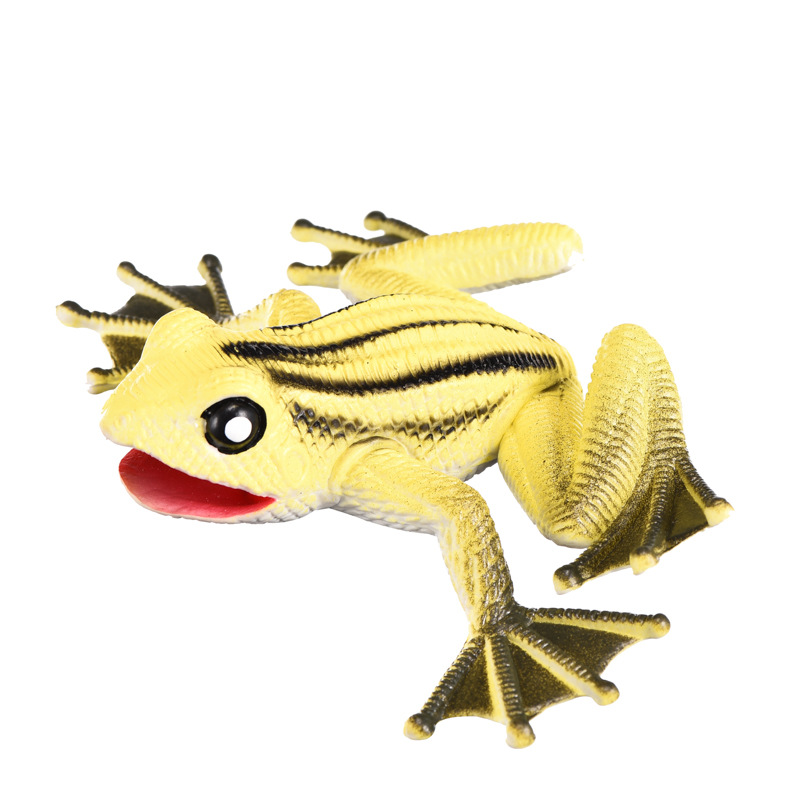 Simulation model toy frog soft rubber that can make sounds, in stock, learning, cognitive and creative children's toys, one-piece consignment Application Scenario