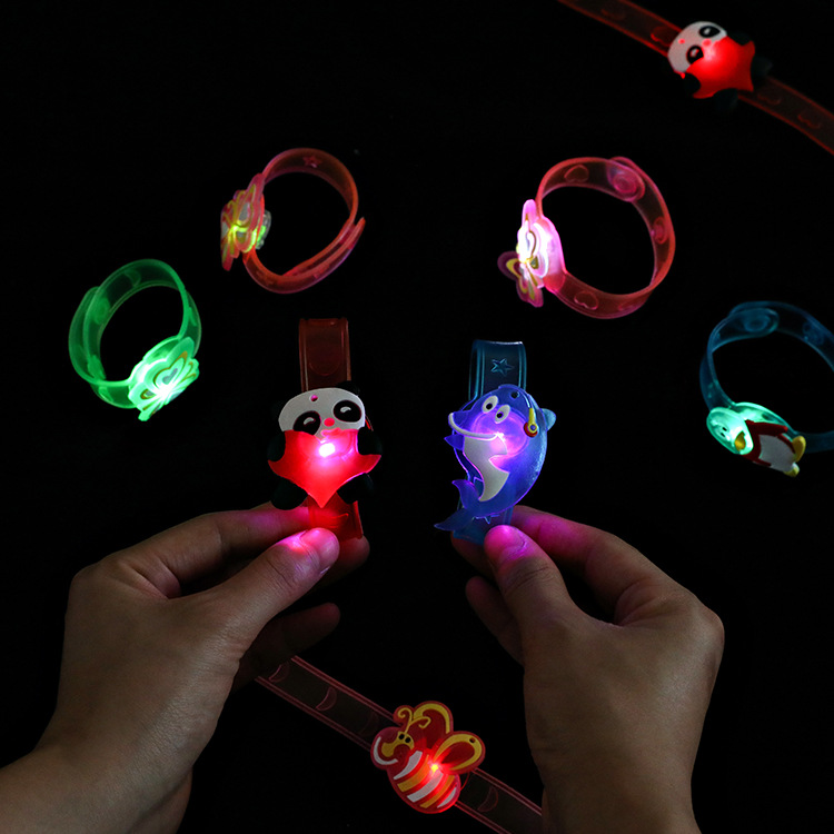 Cartoon luminous wristbands, luminous toys, children's watch bands, night market promotion wonders, hot-selling children's gifts Application Scenario