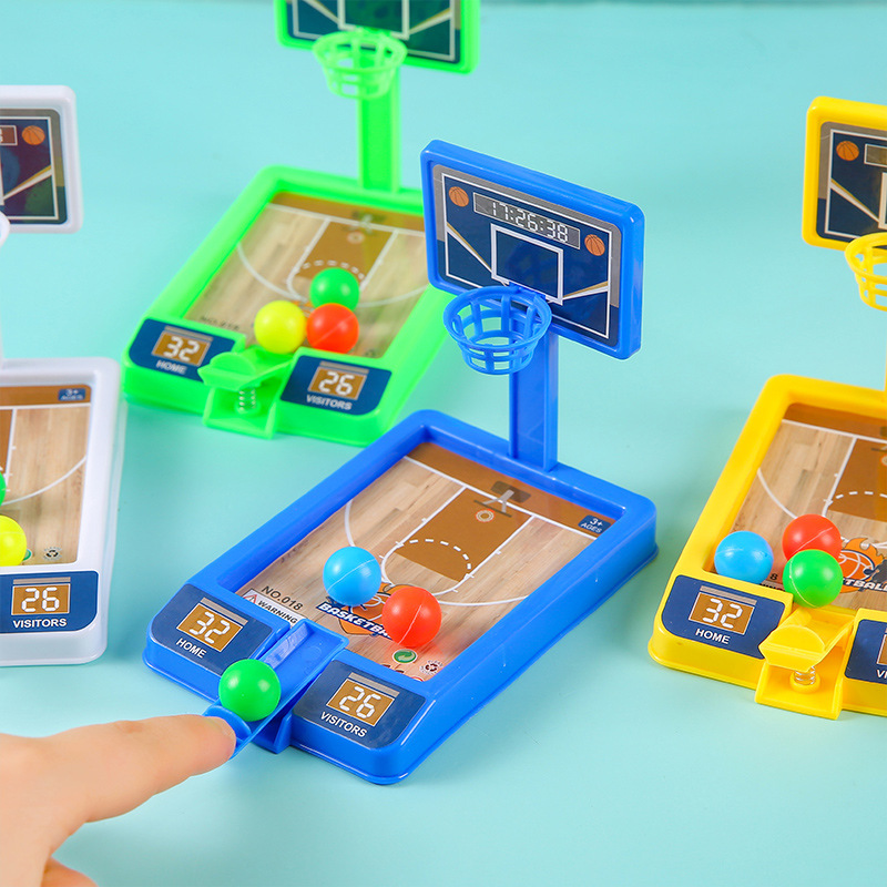Wholesale of children's desktop basketball shooting machines, game consoles, mini basketball stands, parent-child interactive children's toys, and kindergarten gifts details Picture